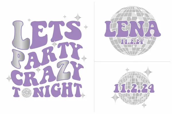 Disco Ball Themed Logo