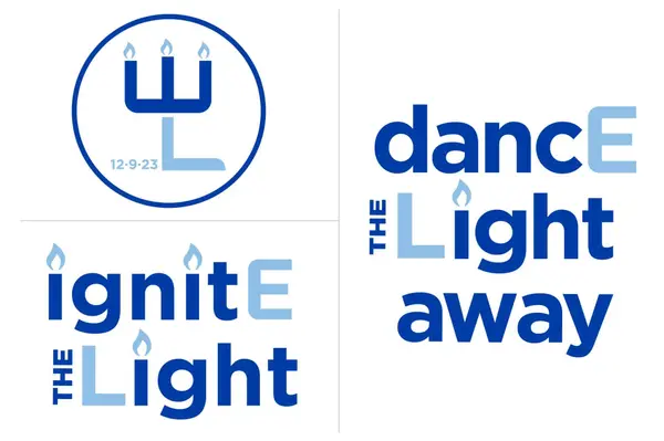 Hannukah Themed Logo Design