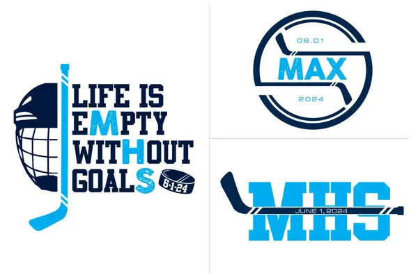 Hockey Themed Logo Branding