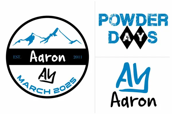 Ski Themed Bar Mitzvah Logo