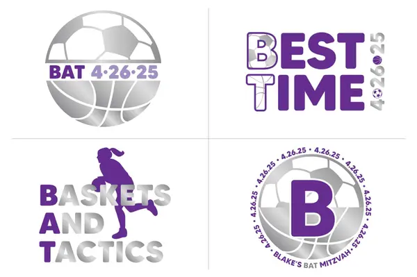 Soccer & Basketball Themed Logo