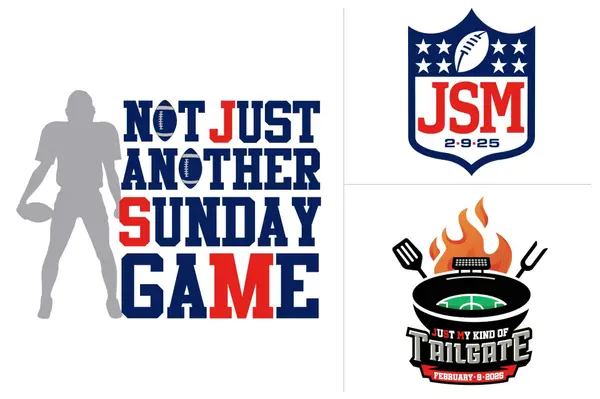 Super Bowl Themed Logo Branding