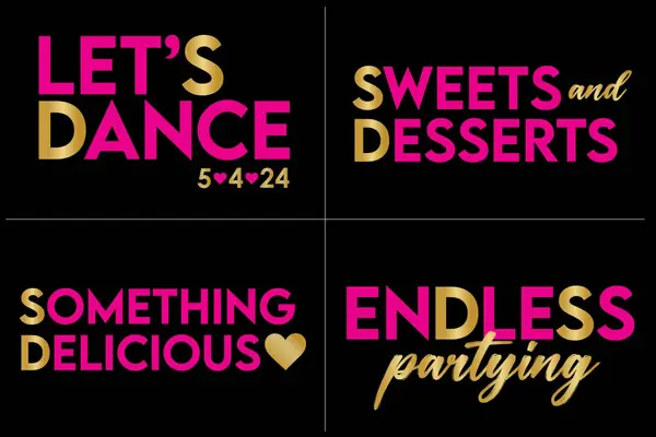 Twin Girls Slogan Logos