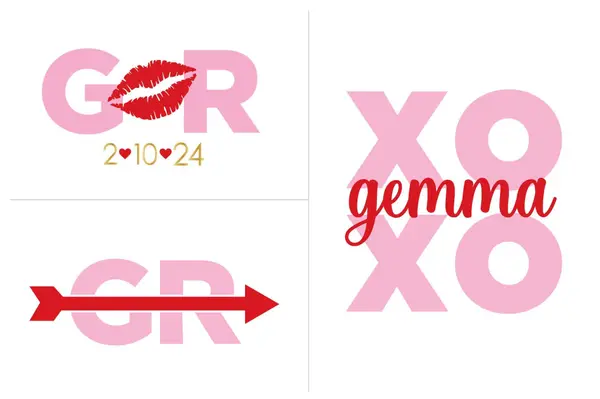 Valentines Themed Logo Branding