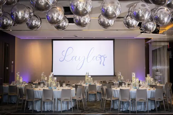 Metallic Orbs Ceiling Decor