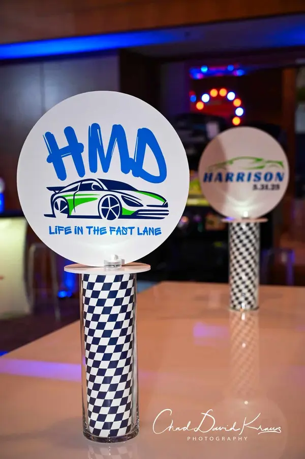 Car Logo High Top Centerpiece