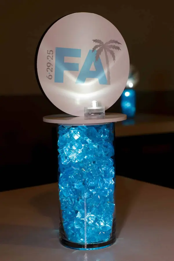 Logo High Top Centerpiece