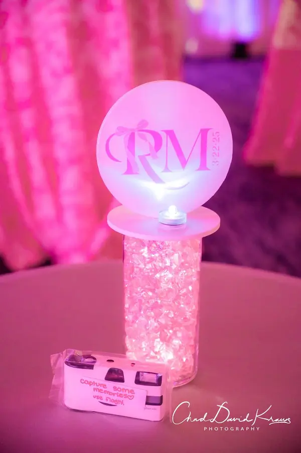 Pink High Top Centerpiece