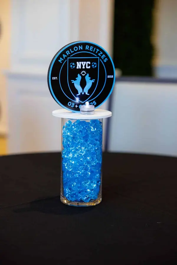 Soccer Theme High Top Centerpiece