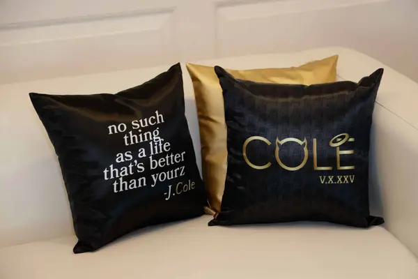 Black and Gold Pillows