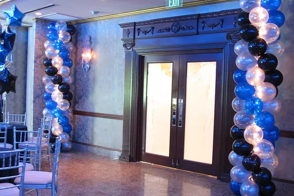 Balloon Columns with Lights