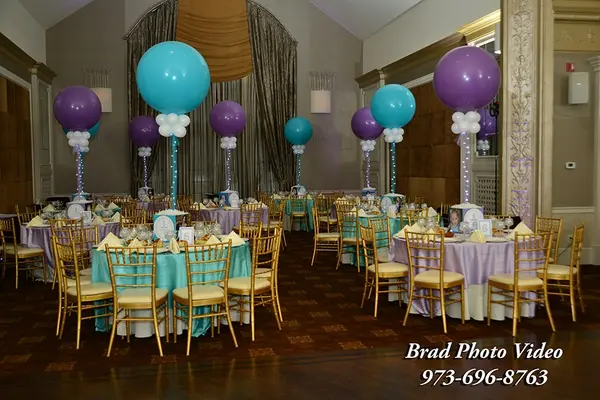 Lavender and Turquoise Bat Mitzvah
