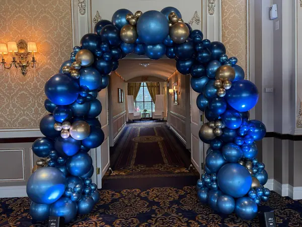 Blue Metallic Arch