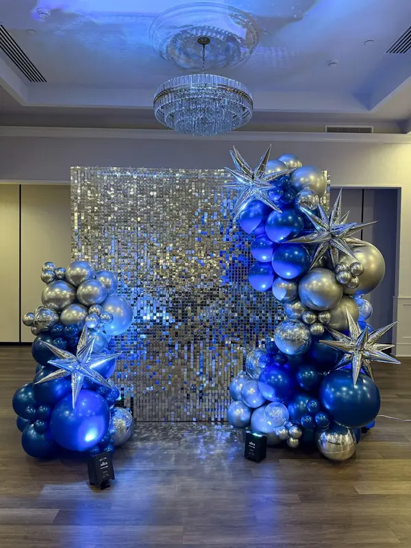 Silver Star Garland