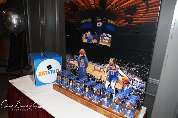 Basketball Theme Seating Display