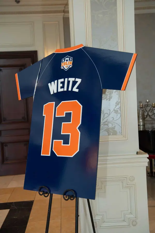 Soccer Jersey Sign in Board
