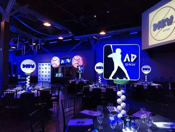 Baseball Themed Centerpiece