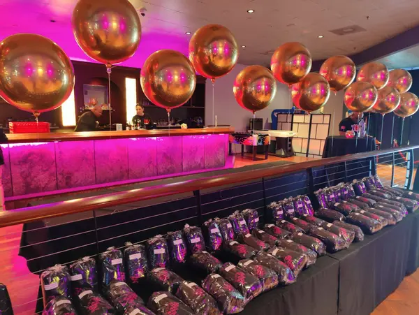 Gold Metallic Orbs