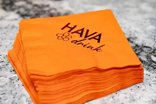 Flower Themed Cocktail Napkins