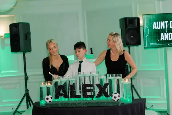 Soccer Candle Lighting Display