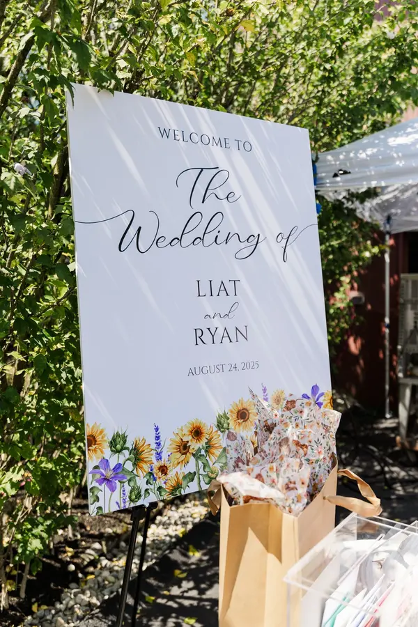 Custom Printed Welcome Sign