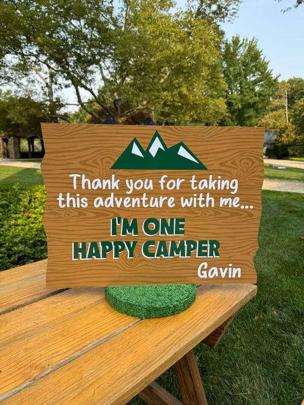 Custom Camp Sign