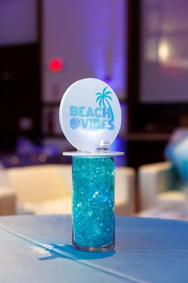Turquoise Mini LED Logo Topper