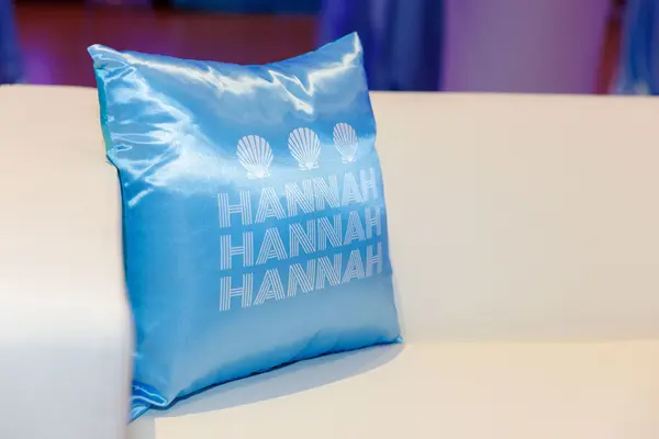 Seashell Logo Pillow
