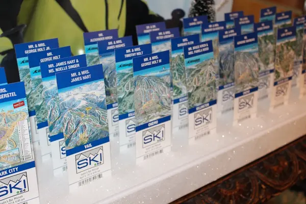 Ski Themed Tickets