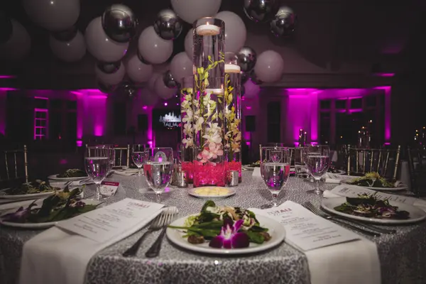 Hot Pink Orchid Centerpiece