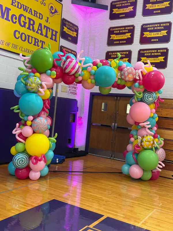Candy Theme Balloon Arch