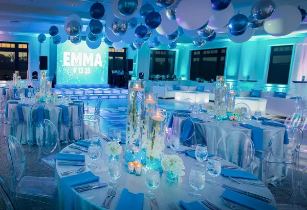 Blue Uplighting