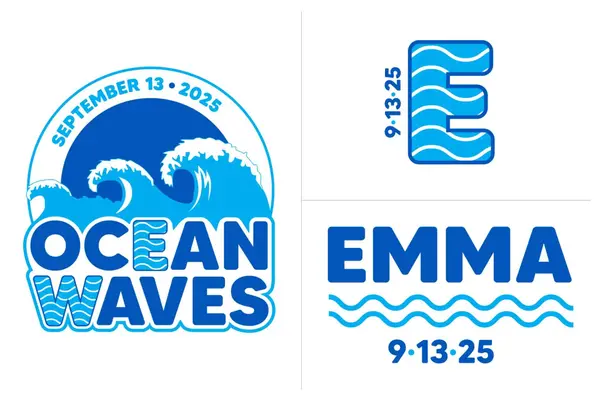 Water Themed Bat Mitzvah Logo