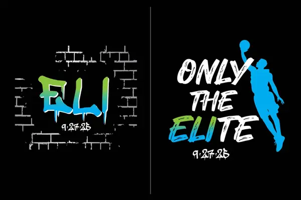 Graffiti Sports Themed Bar Mitzvah Logo