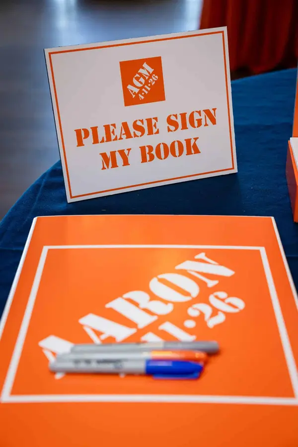 Home Depot Sign In Book