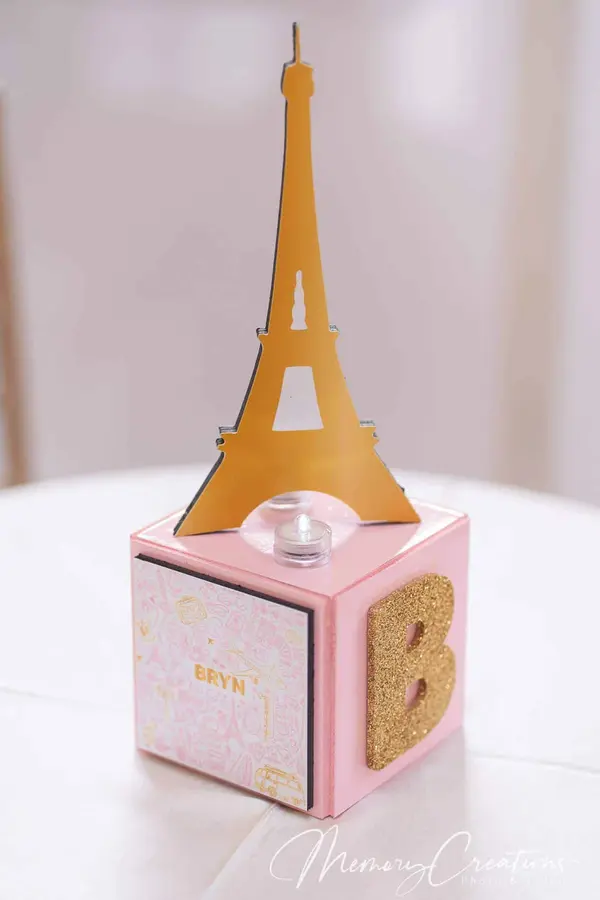 Eiffel Tower Mini Cube
