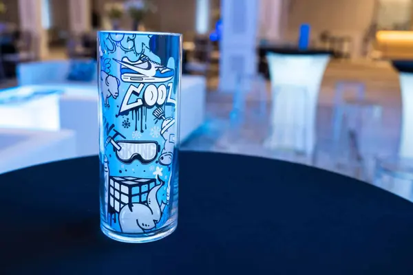 Logo Wrapped Vase