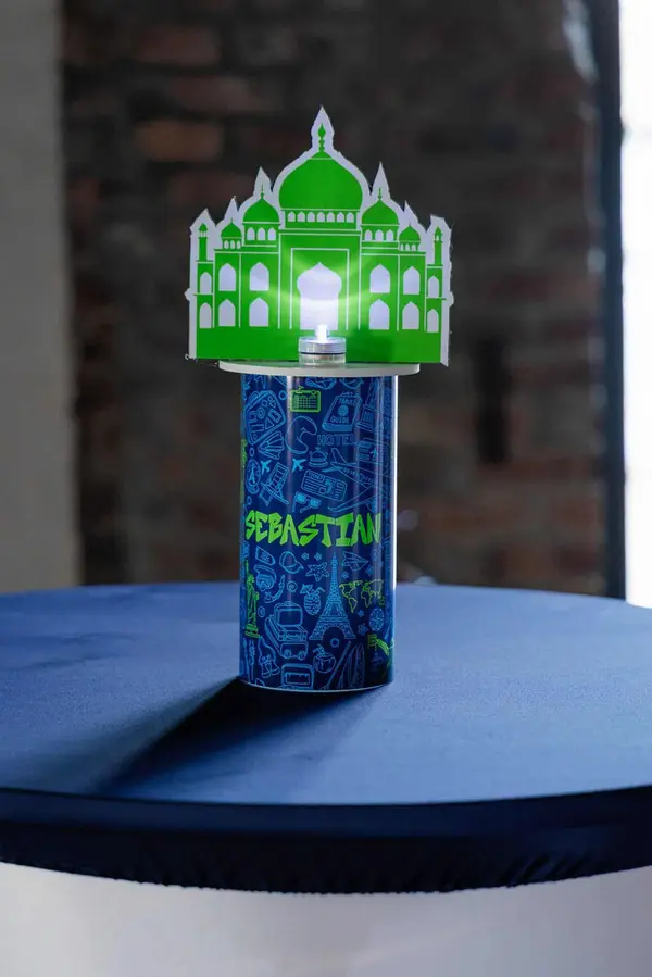Travel Wrapped Vase