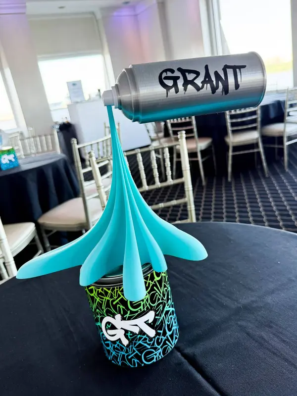 Spray Paint Centerpiece