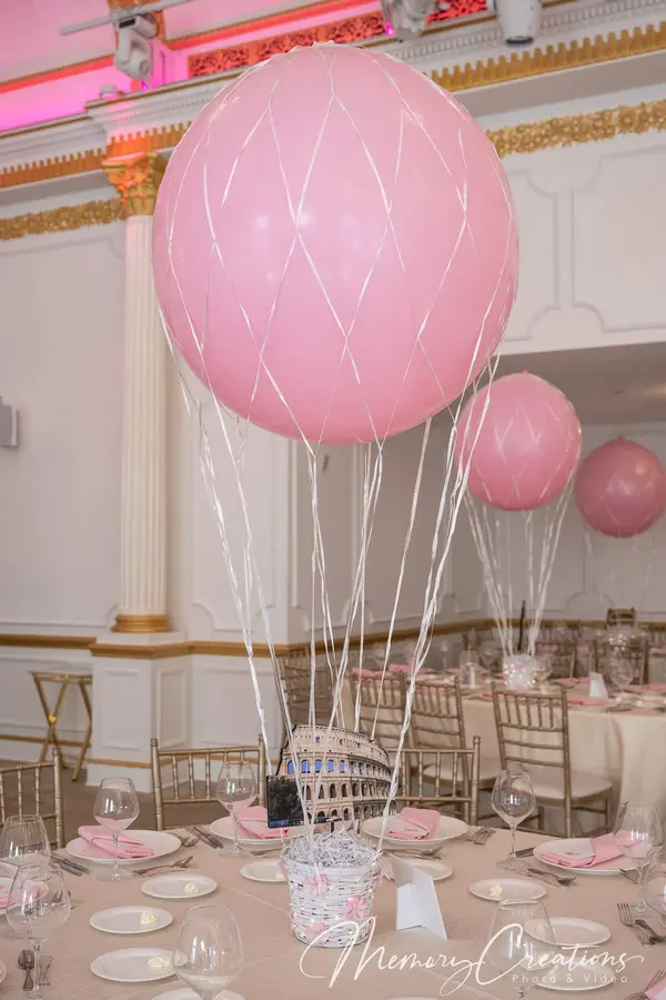 Hot Air Balloon Centerpiece