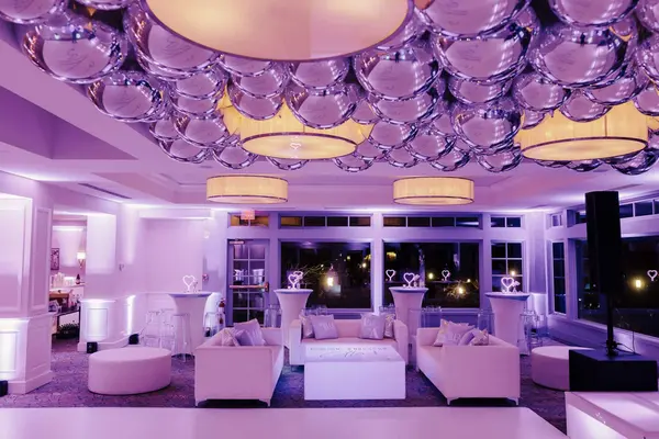 Metallic Silver Ceiling