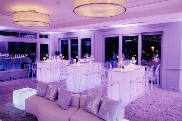 Purple LED Tables