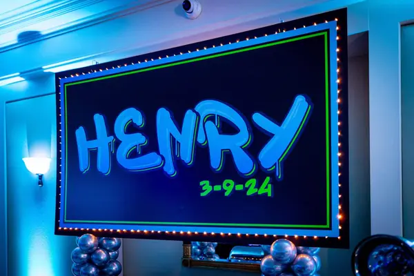 Neon Printed Sign