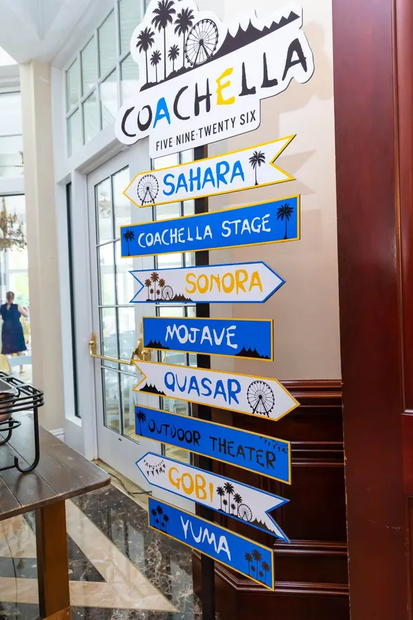 Coachella Directional Sign