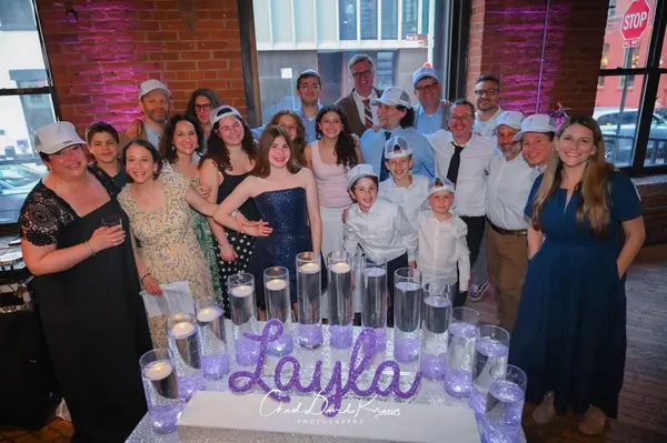 Lavender Candle Lighting Display