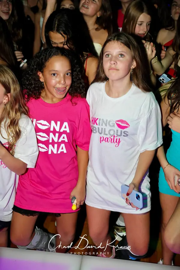 Hot Pink & White Tees