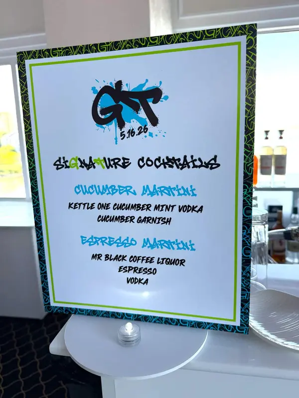 Graffiti Drink Sign