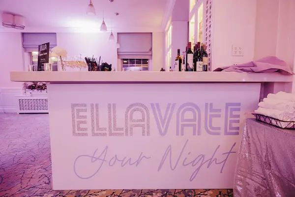 Ella's Bat Mitzvah Ellavate Your Night bar wrap close-up