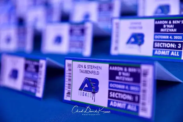 Ticket Place Cards