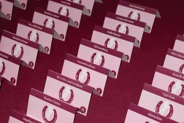 Horse Logo Place Cards